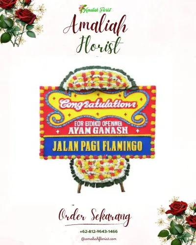 Bunga Papan Congratulation di Pegiringan